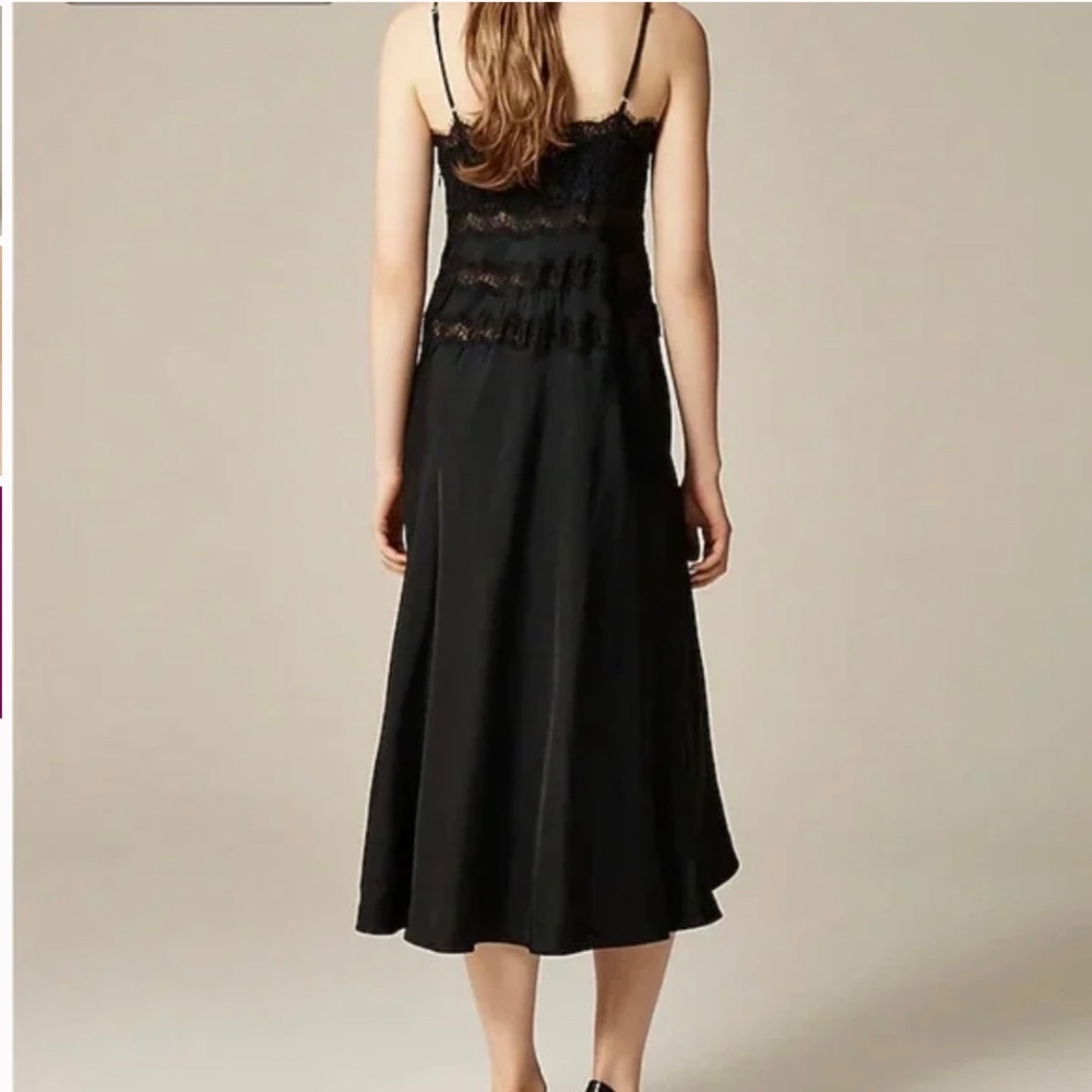 J. Crew Collection Lace Slip Dress, Black, Sz. 4. **NWT** - Picture 3 of 14